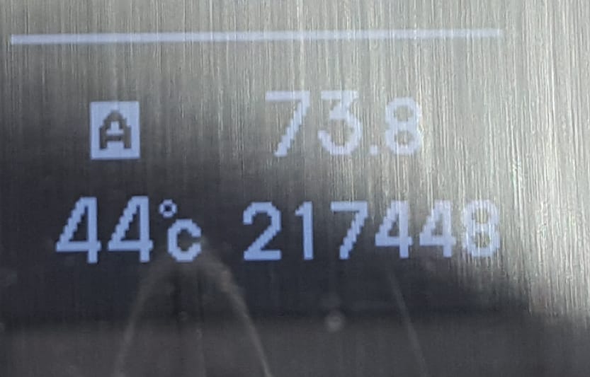 Foto temperatura in Auto